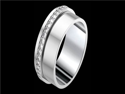 Tipo: Anillo Ring - Estilo: PIAGET POSSESSION EXCENTRICA - Material: Oro Blanco - Piedras: Diamantes 