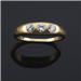 Tipo: Anillo Tresillo Ring - Estilo: Tresillo - Material: Oro - Piedras: 3 Diamantes 0,60 total